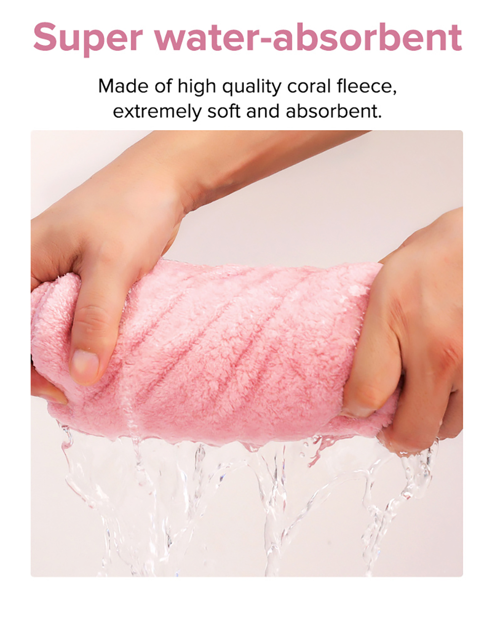Cute Bunny Drying Hair Towel-5